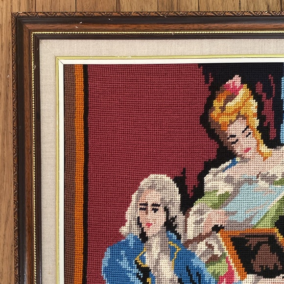 Vintage Large Scale Needlework Art - Picture 5 of 8